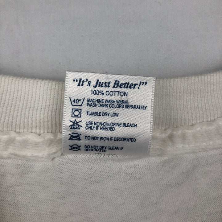 Delta Miller Lite Advertising T-Shirt, Men's Size XL (approx.) cotton white type Vintage Second Hand