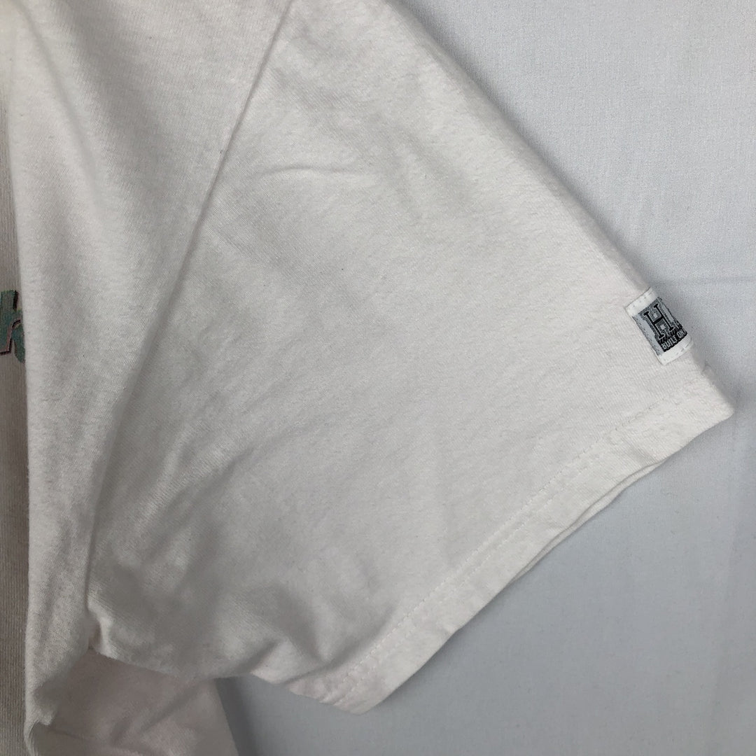 HARD ROCK CAFE Hard Rock Cafe Advertising T-shirt Made in USA Men's L size cotton white type Vintage Second Hand