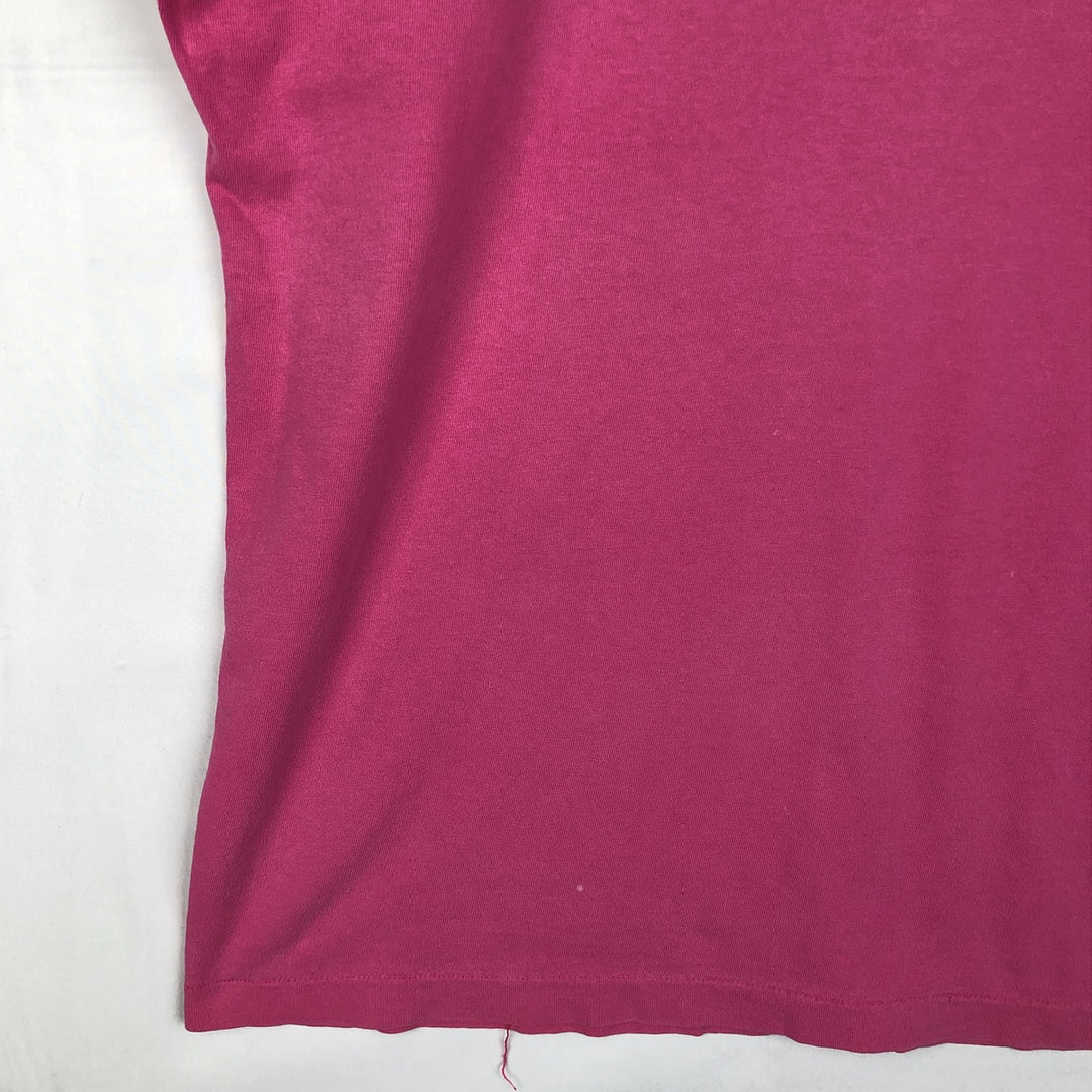 80'S Fruit of the Loom Big Pecker's Advertising T-Shirt, Made in USA, Men's XXL equivalent. cotton pink type Vintage Second Hand