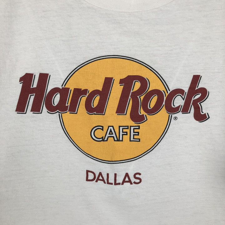 HARD ROCK CAFE Hard Rock Cafe Advertising T-shirt Made in USA Men's XL cotton white type Vintage Second Hand