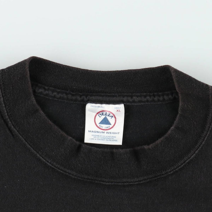 2000'S Delta Magnum Weight Hooters Advertising T-Shirt, Men's Size XL (approx.) cotton black type Vintage Second Hand