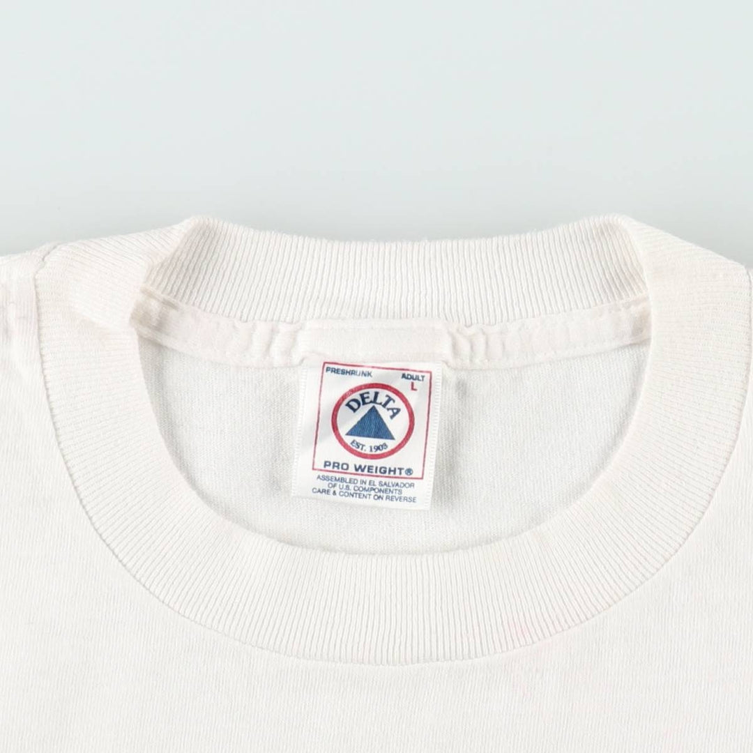 2000'S Delta PRO WEIGHT Coors Light Advertising T-Shirt, Men's Size L (approx.) cotton white type Vintage Second Hand