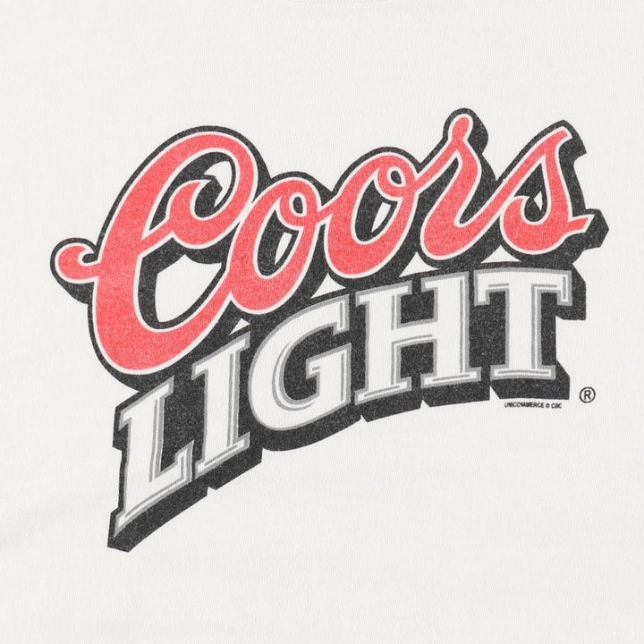 2000'S Delta PRO WEIGHT Coors Light Advertising T-Shirt, Men's Size L (approx.) cotton white type Vintage Second Hand