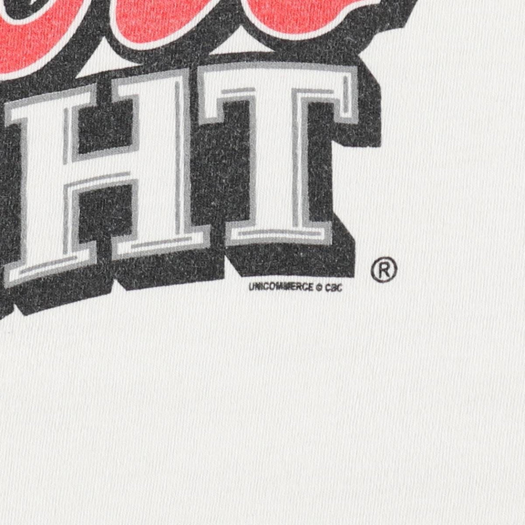 2000'S Delta PRO WEIGHT Coors Light Advertising T-Shirt, Men's Size L (approx.) cotton white type Vintage Second Hand