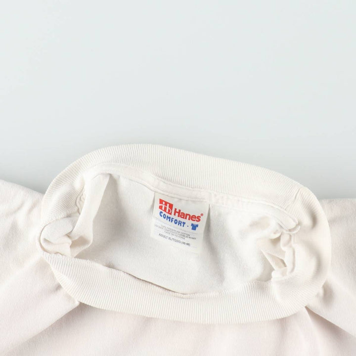 90s-00'S Hanes COMFORT-T SMIRNOFF advertising T-shirt, men's size XL (approx.) cotton white type Vintage Second Hand