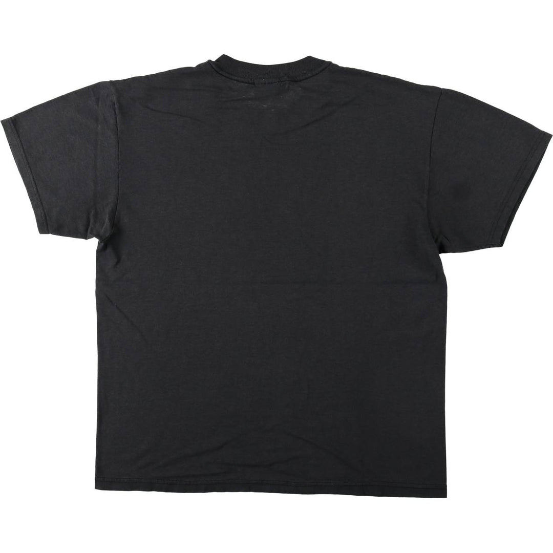 00'S Hanes HEAVYWEIGHT 50 cotton Charcoal Vintage Second Hand