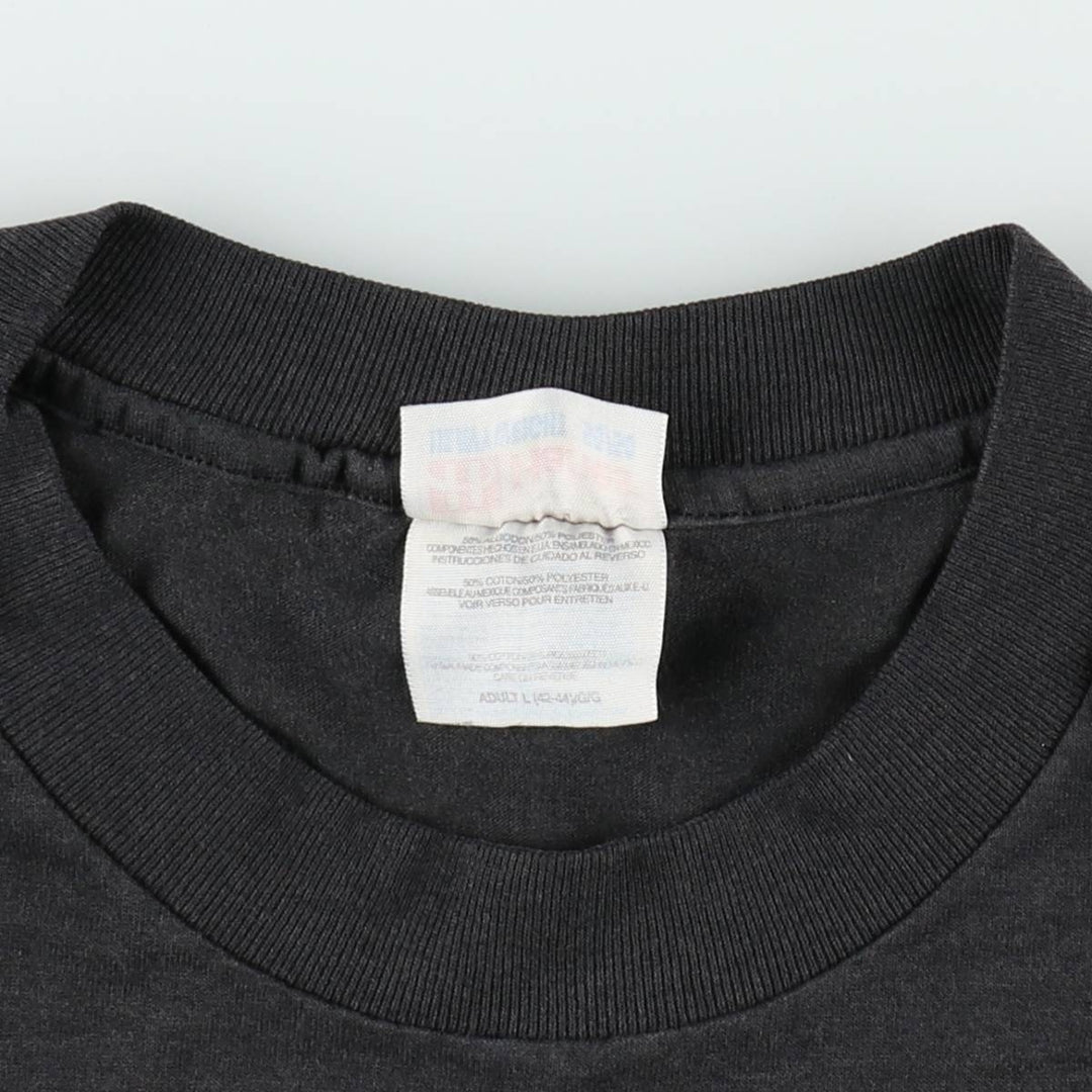 00'S Hanes HEAVYWEIGHT 50 cotton Charcoal Vintage Second Hand