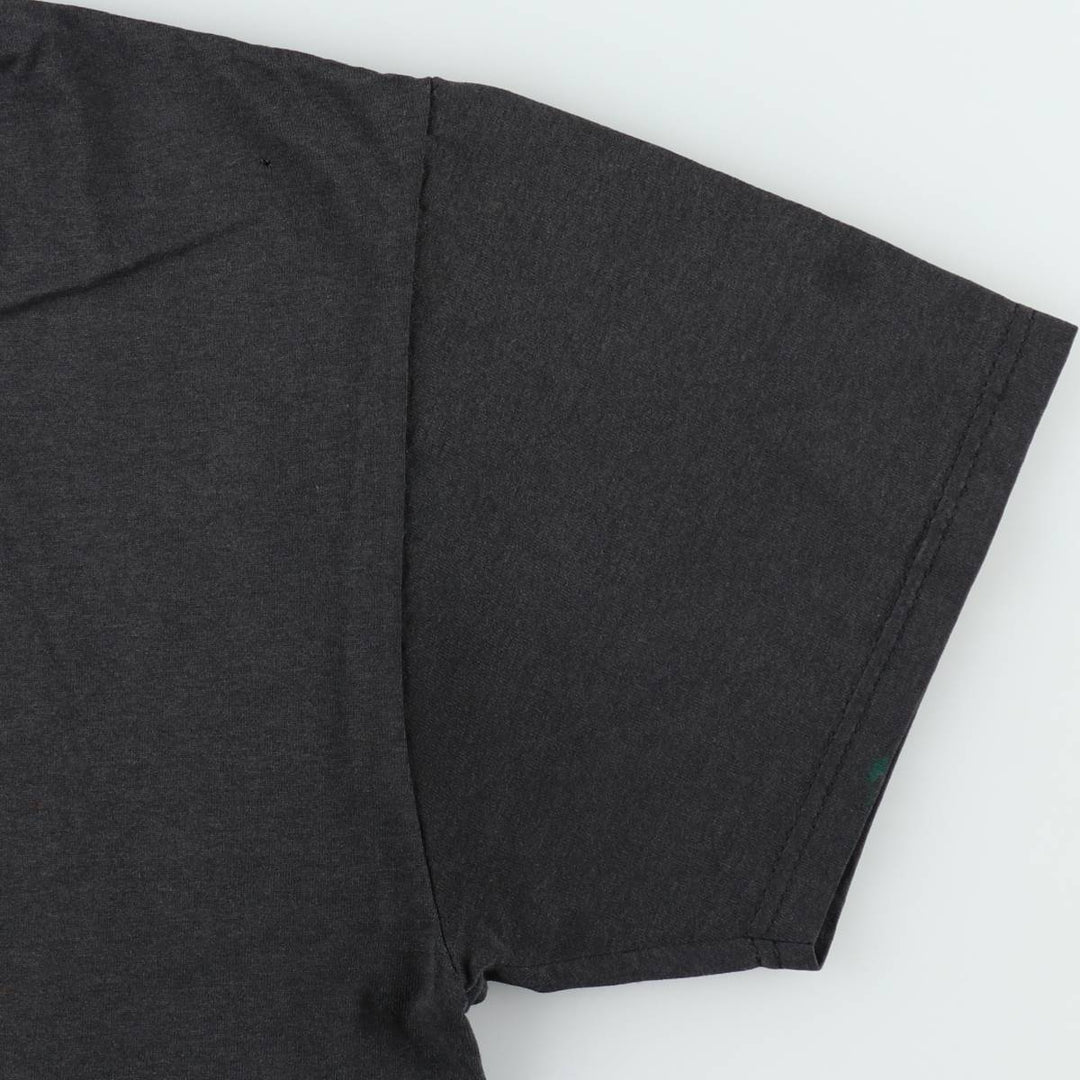 00'S Hanes HEAVYWEIGHT 50 cotton Charcoal Vintage Second Hand