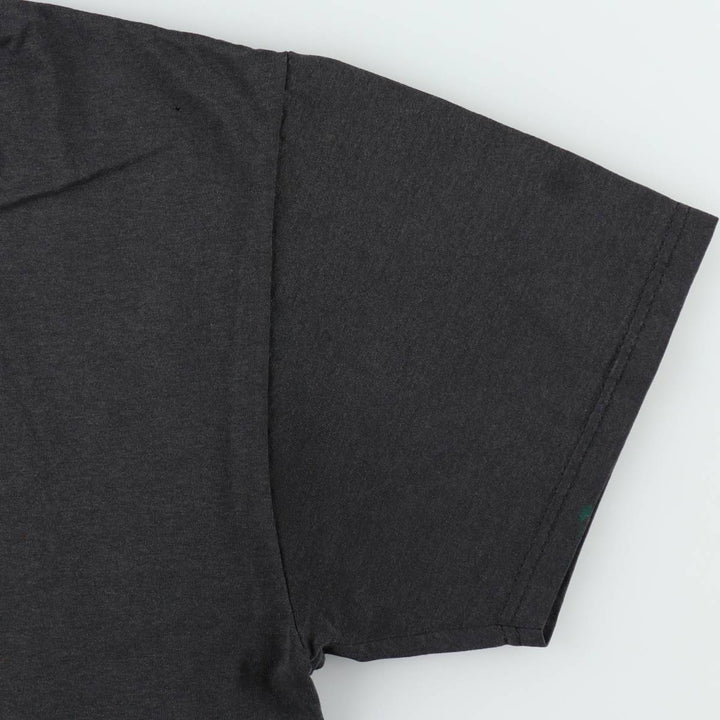 00'S Hanes HEAVYWEIGHT 50 cotton Charcoal Vintage Second Hand