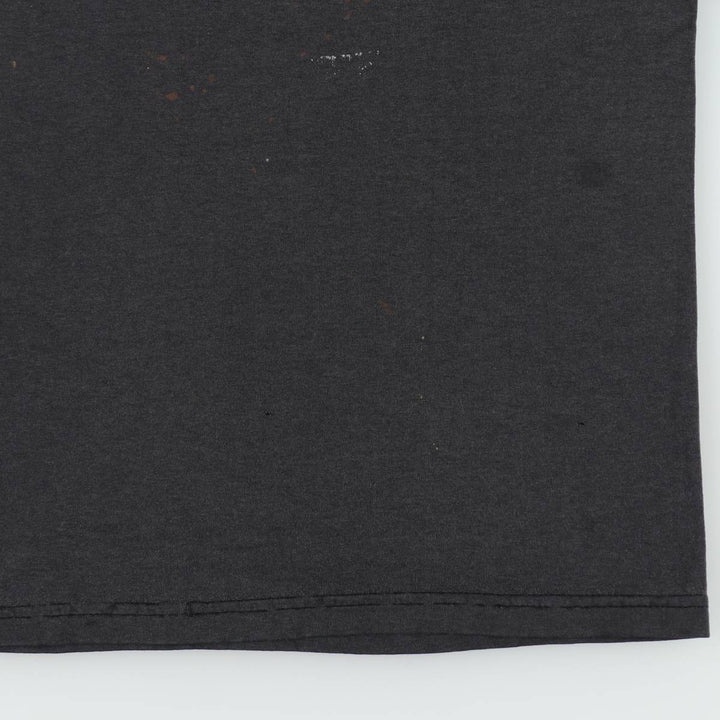 00'S Hanes HEAVYWEIGHT 50 cotton Charcoal Vintage Second Hand