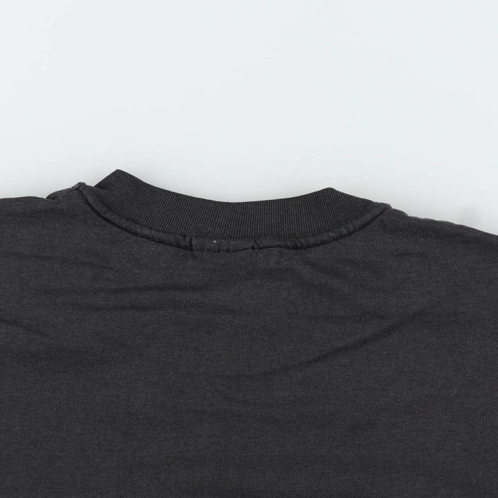 00'S Hanes HEAVYWEIGHT 50 cotton Charcoal Vintage Second Hand
