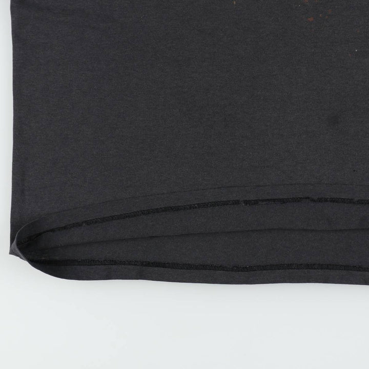 00'S Hanes HEAVYWEIGHT 50 cotton Charcoal Vintage Second Hand