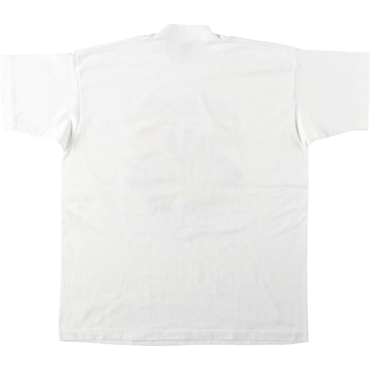 90'S Fruit of the Loom Best Warner Bros. Advertising T-Shirt, Made in USA, Men's Size L (approx.) cotton white type Vintage Second Hand