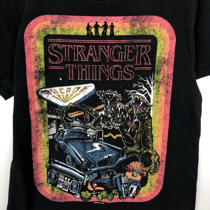 Fruit of the Loom Stranger Things Movie T-Shirt (Men's Size M) cotton black type Vintage Second Hand