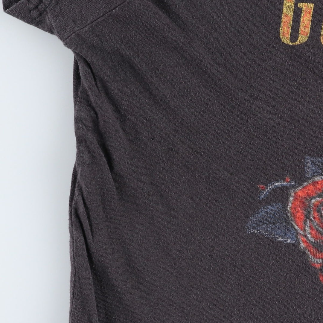 GUNS N' ROSES Guns N' Roses Band T-Shirt Band Tee Men's XXL cotton Charcoal Vintage Second Hand
