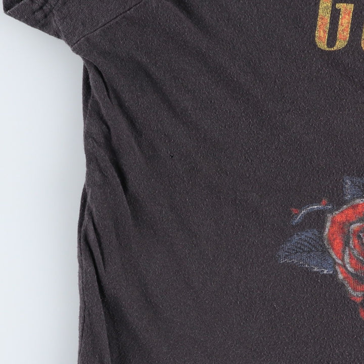 GUNS N' ROSES Guns N' Roses Band T-Shirt Band Tee Men's XXL cotton Charcoal Vintage Second Hand