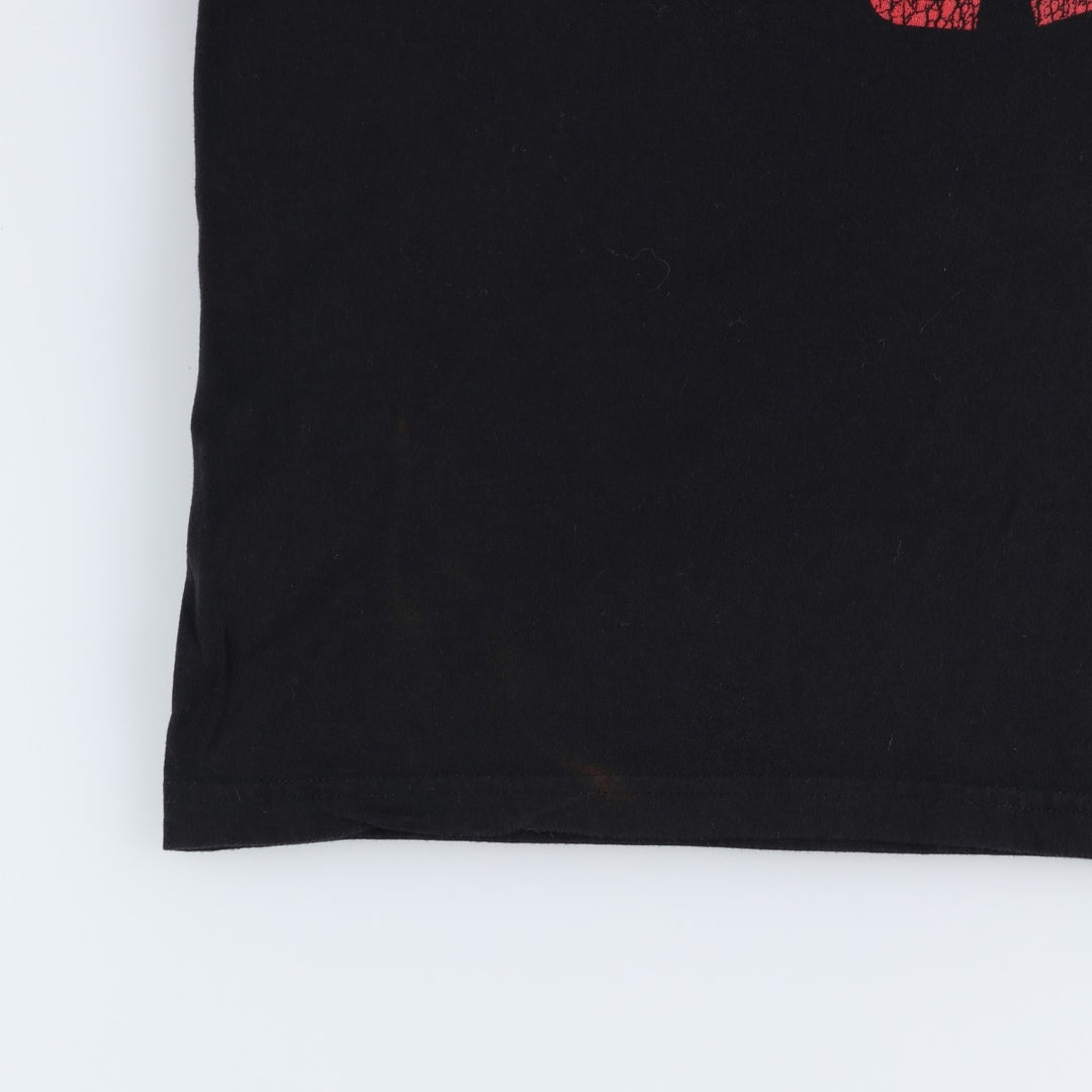 RED HOT CHILI PEPPERS Red Hot Chili Peppers Band T-shirt Band T Men's M size cotton black type Vintage Second Hand