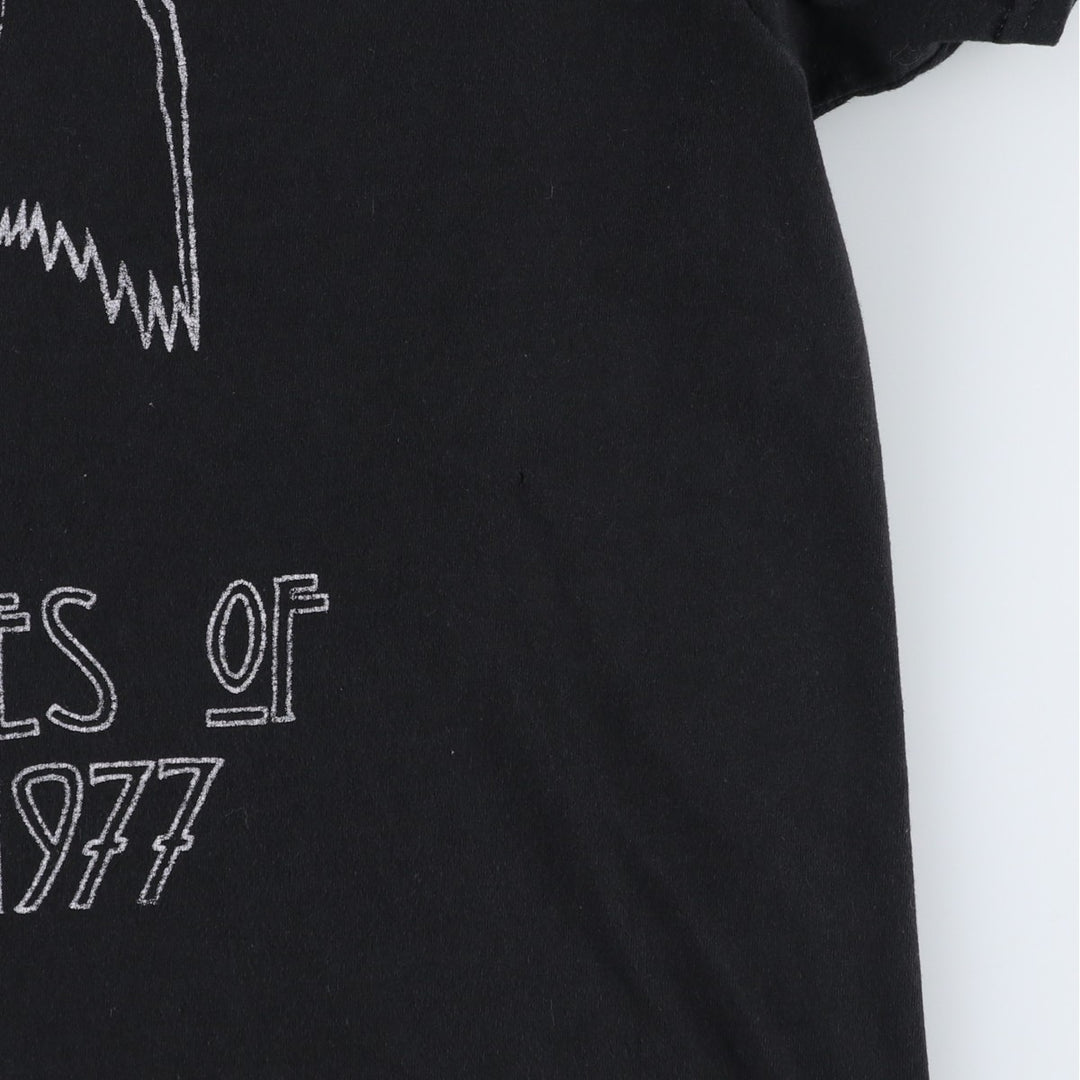 LED ZEPPELIN Led Zeppelin Band T-shirt Band T Men's L size cotton black type Vintage Second Hand