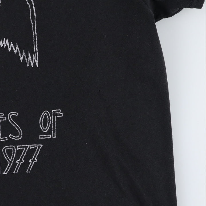 LED ZEPPELIN Led Zeppelin Band T-shirt Band T Men's L size cotton black type Vintage Second Hand