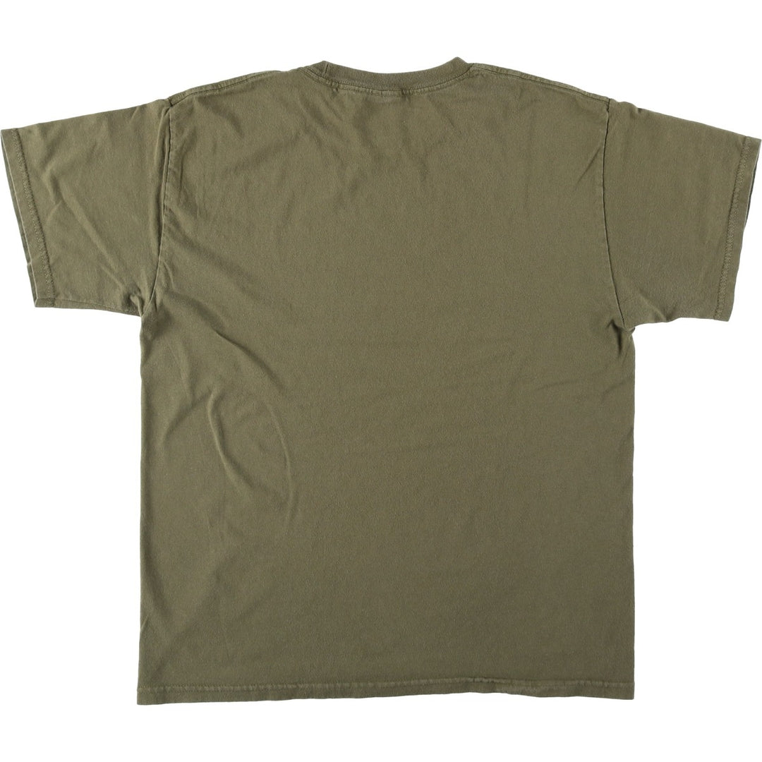 ALSTYLE RUSH Band T-shirt, Men's L size cotton Khaki type Vintage Second Hand