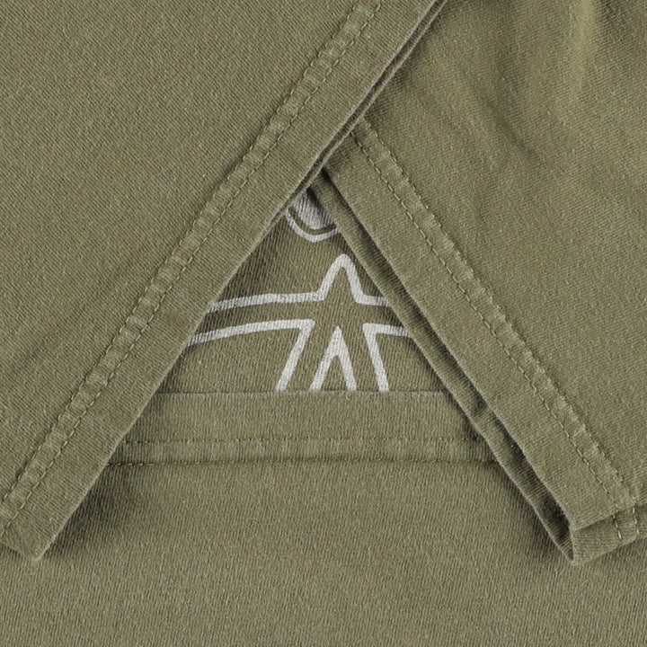 ALSTYLE RUSH Band T-shirt, Men's L size cotton Khaki type Vintage Second Hand