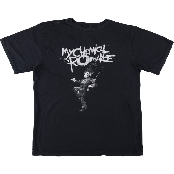MY CHEMICAL ROMANCE My Chemical Romance Band T-shirt Band T Men's XL equivalent unclear black type Vintage Second Hand