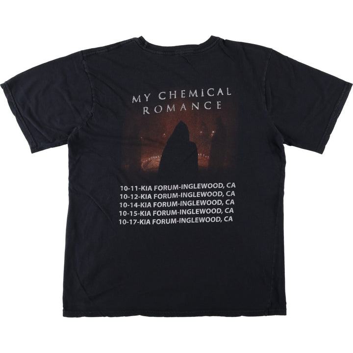 MY CHEMICAL ROMANCE My Chemical Romance Band T-shirt Band T Men's XL equivalent unclear black type Vintage Second Hand