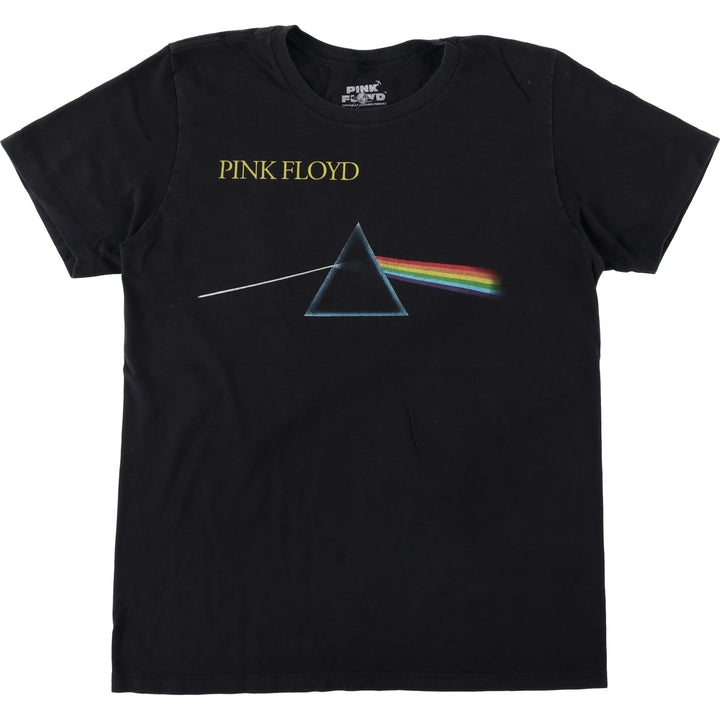 PINK FLOYD Pink Floyd Band T-shirt Band T Men's M size cotton black type Vintage Second Hand