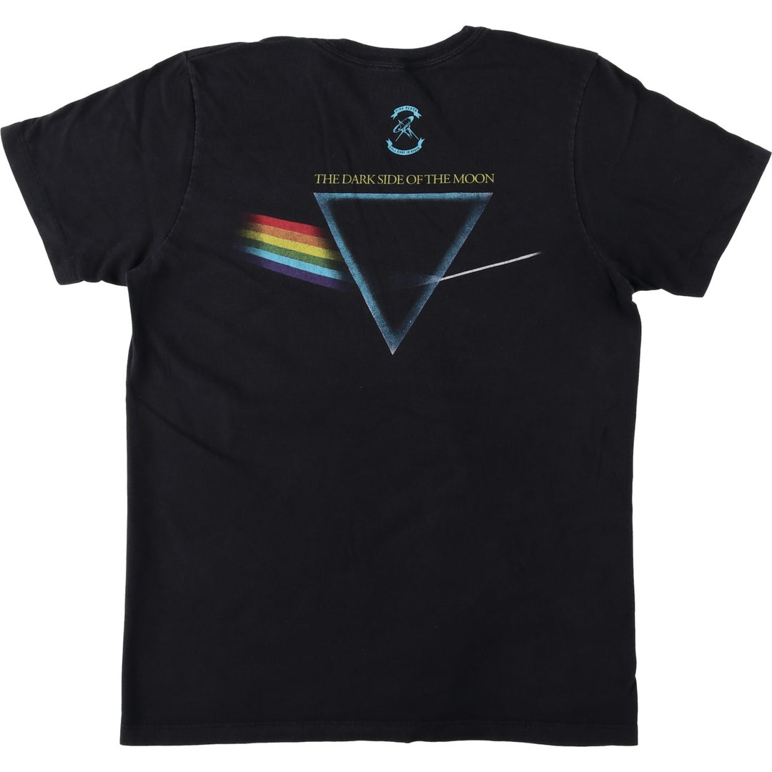 PINK FLOYD Pink Floyd Band T-shirt Band T Men's M size cotton black type Vintage Second Hand
