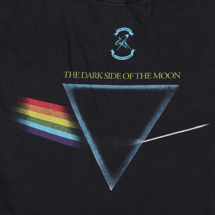 PINK FLOYD Pink Floyd Band T-shirt Band T Men's M size cotton black type Vintage Second Hand