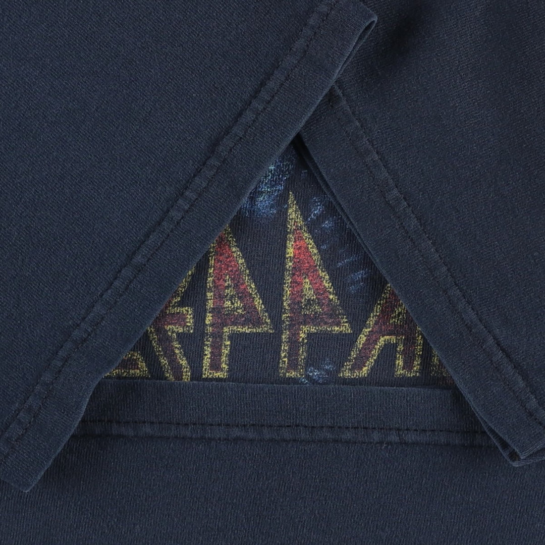 Anvil DEF LEPPARD Band T-shirt, Men's XL cotton black type Vintage Second Hand