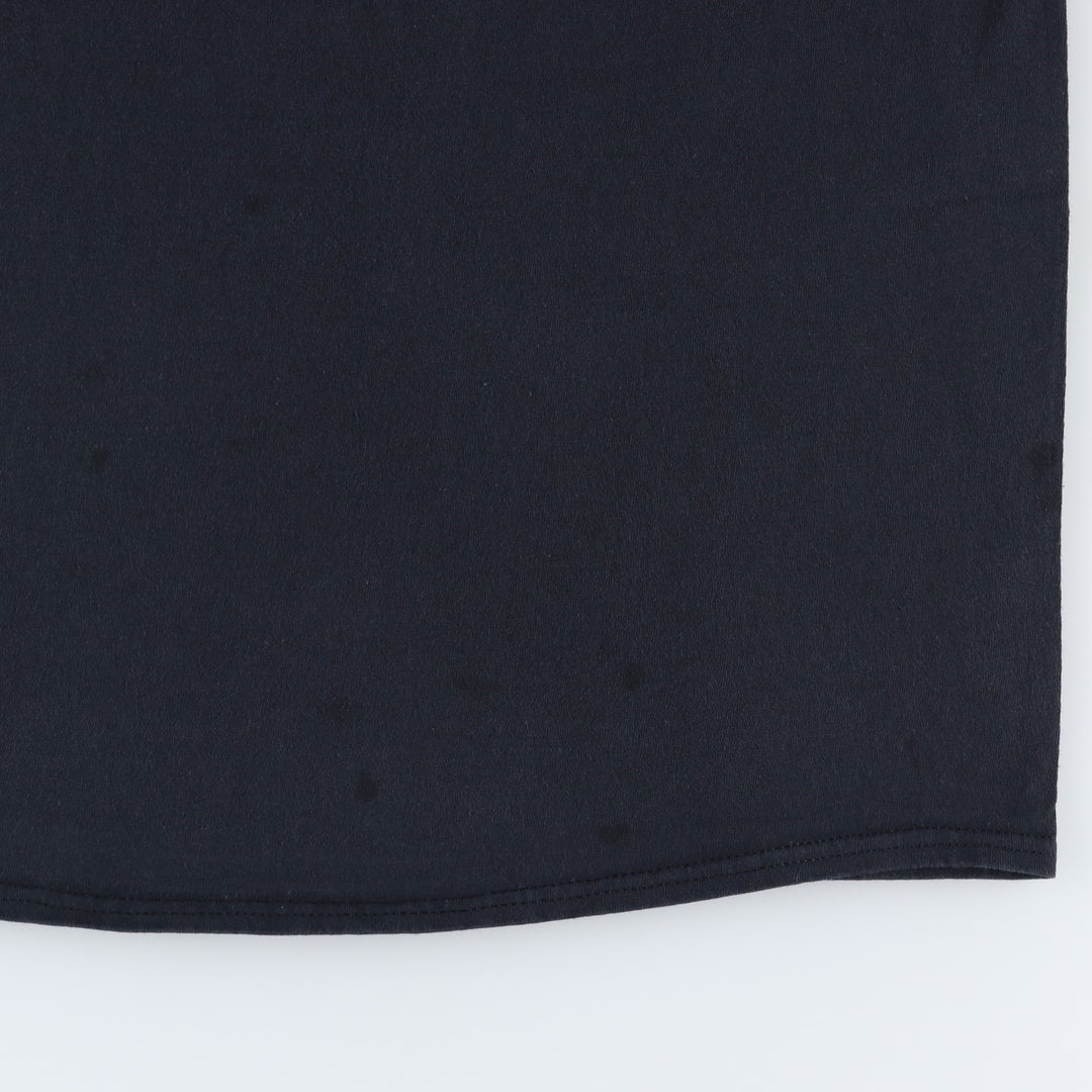 Thrasher Fire Pattern Logo Print T-Shirt, Men's Size L (approx.) cotton black type Vintage Second Hand
