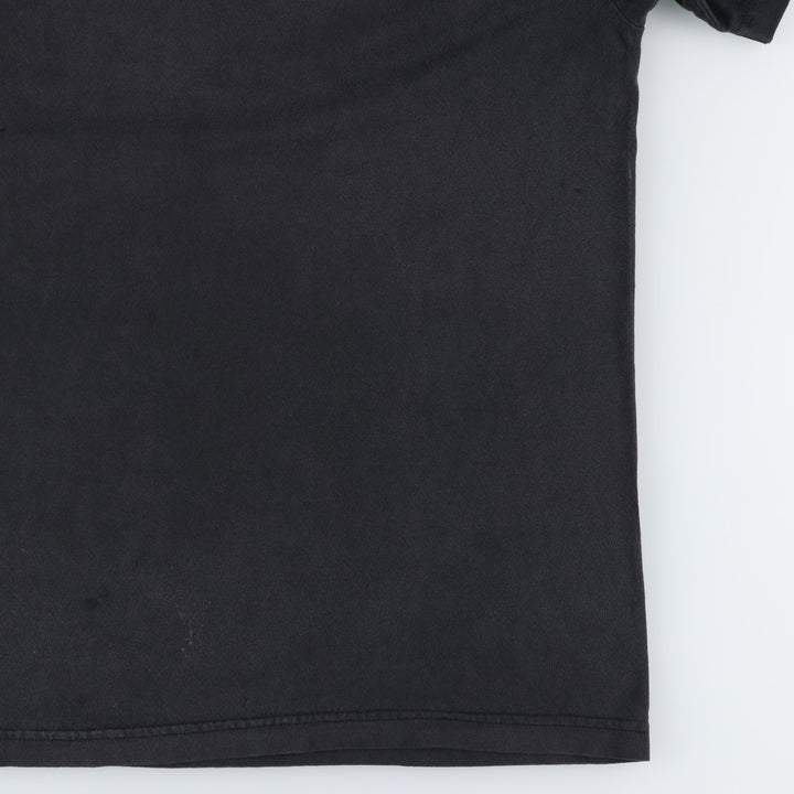SANTA CRUZ Surf Skate T-shirt Men's XL size cotton black type Vintage Second Hand