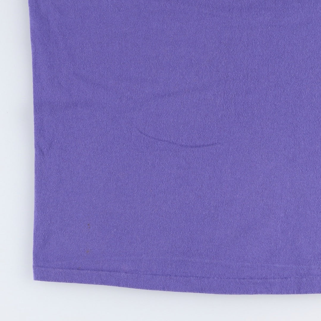 90'S Ocean Pacific surf/skate t-shirt, made in USA, men's size L (approx.) cotton Purple type blue-purple Vintage Second Hand