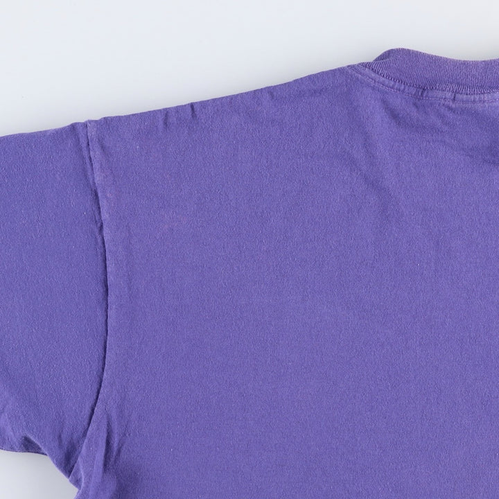90'S Ocean Pacific surf/skate t-shirt, made in USA, men's size L (approx.) cotton Purple type blue-purple Vintage Second Hand