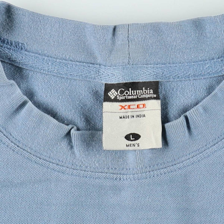 2000'S Columbia XCO Short-Sleeve Printed T-Shirt, Men's Size L (approx.) cotton Blue type light blue Vintage Second Hand