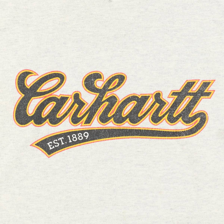 Carhartt short sleeve logo T-shirt, men's XL size unclear gray type Vintage Second Hand