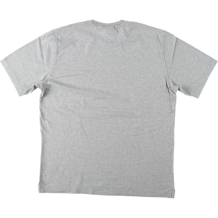 Brooks Brothers 1818 Short-Sleeve T-Shirt with One-Point Logo, Men's Size XL (approx.) cotton gray type Vintage Second Hand
