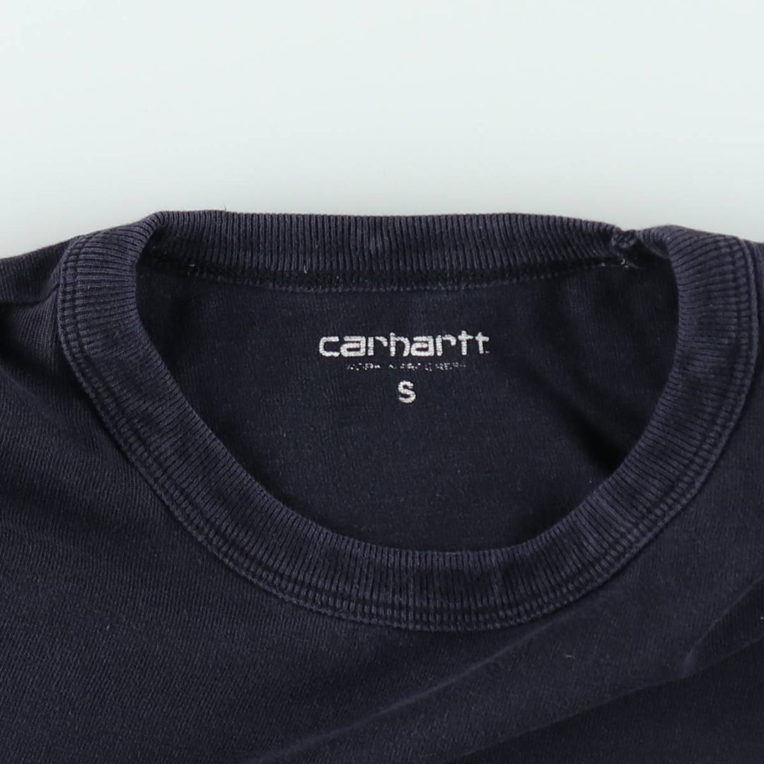 Carhartt Short-Sleeve Logo T-Shirt, Men's Size S (approx.) cotton black type Vintage Second Hand