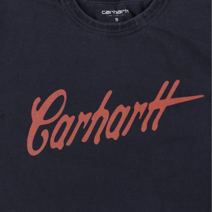 Carhartt Short-Sleeve Logo T-Shirt, Men's Size S (approx.) cotton black type Vintage Second Hand