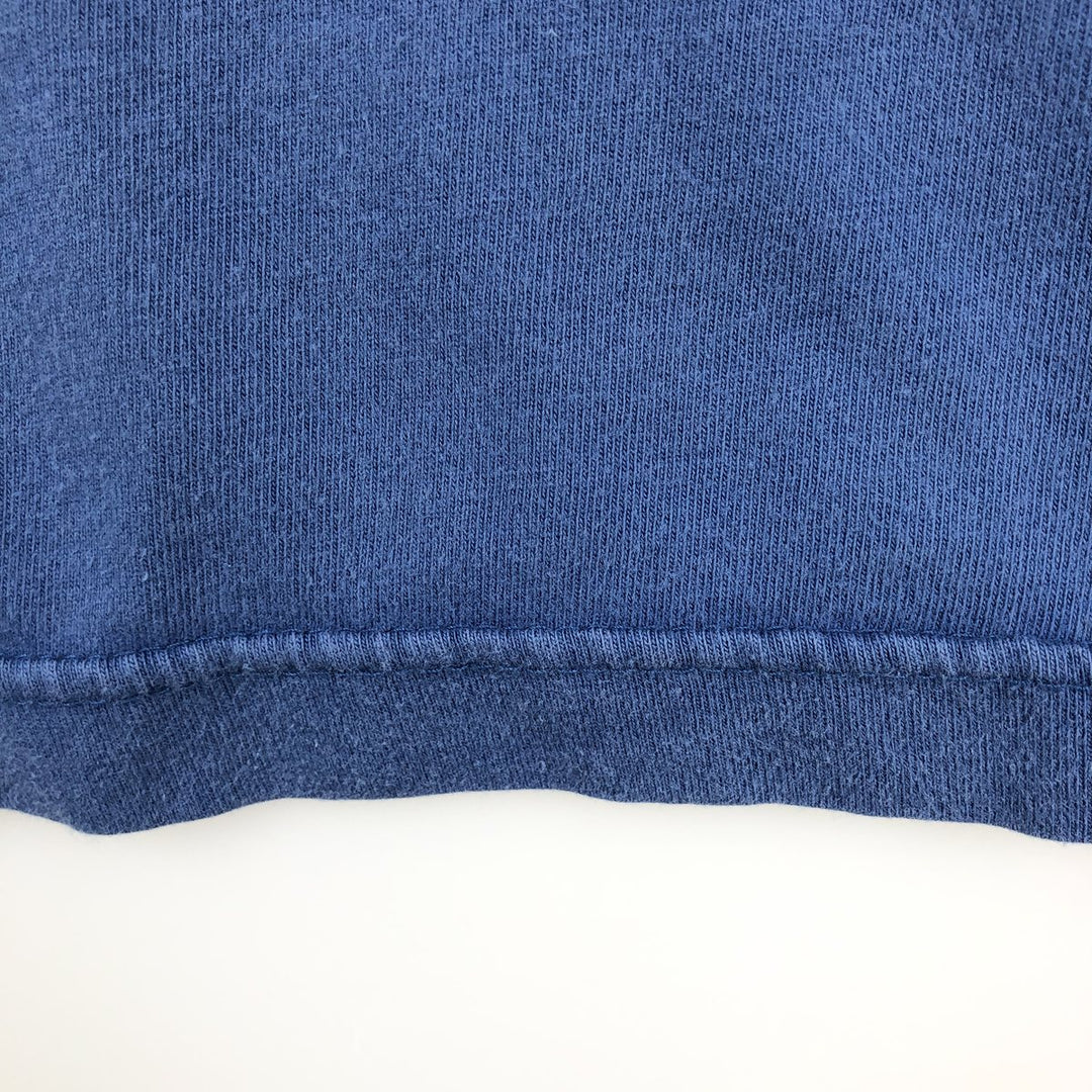 90s-00'S Eddie Bauer plain t-shirt, men's size L equivalent, vintage. cotton Navy blue Vintage Second Hand