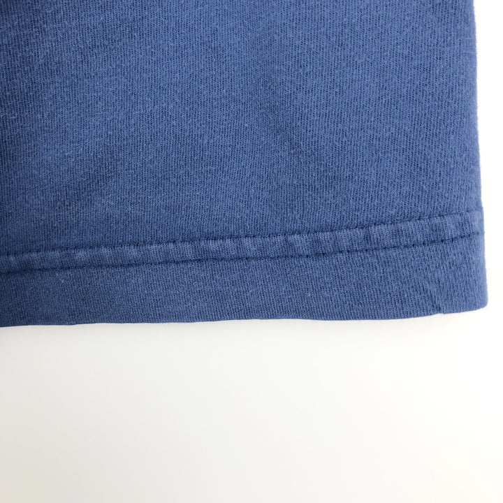 90s-00'S Eddie Bauer plain t-shirt, men's size L equivalent, vintage. cotton Navy blue Vintage Second Hand