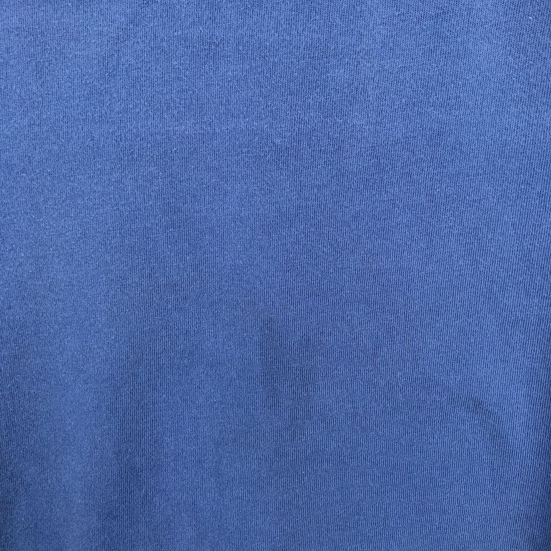 90s-00'S Eddie Bauer plain t-shirt, men's size L equivalent, vintage. cotton Navy blue Vintage Second Hand
