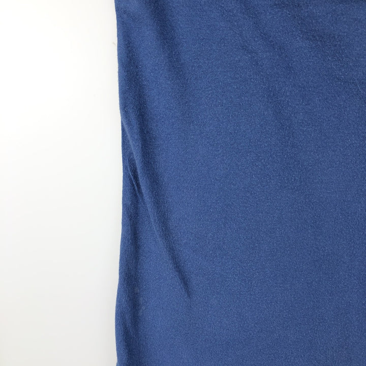 90s-00'S Eddie Bauer plain t-shirt, men's size L equivalent, vintage. cotton Navy blue Vintage Second Hand