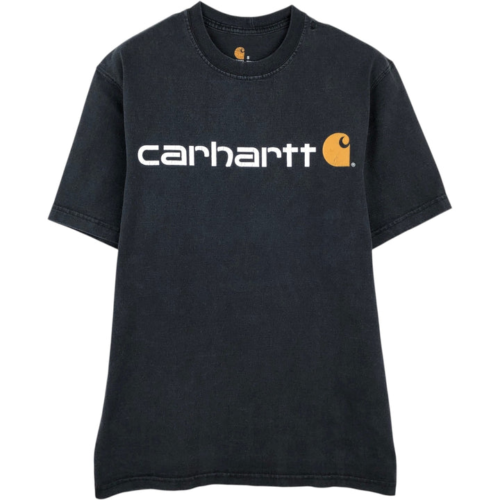 Carhartt ORIGINAL FIT Short-Sleeve Logo T-Shirt, Men's Size S (approx.) cotton black type Vintage Second Hand