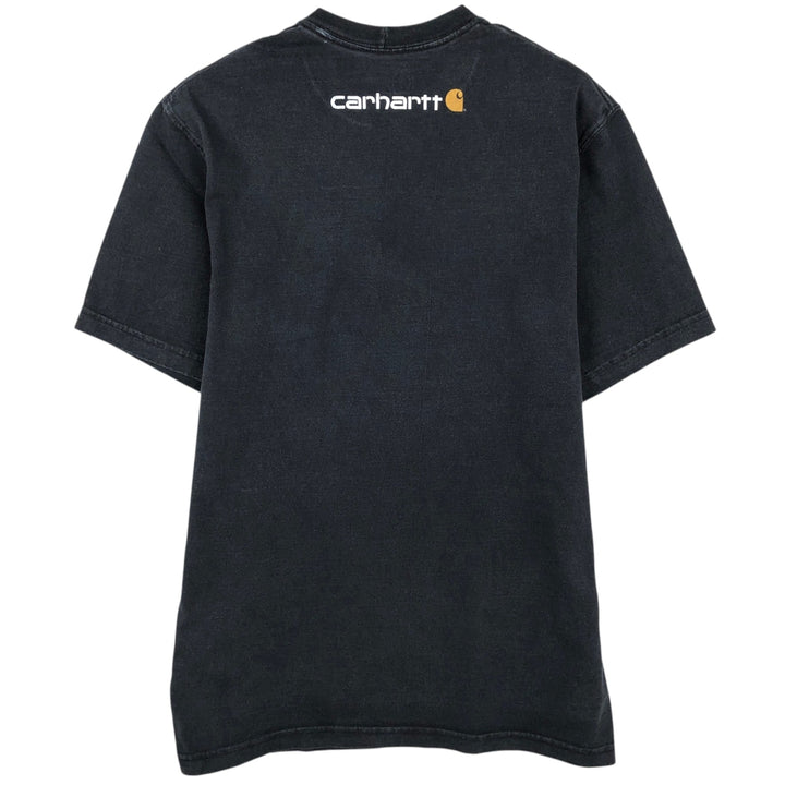 Carhartt ORIGINAL FIT Short-Sleeve Logo T-Shirt, Men's Size S (approx.) cotton black type Vintage Second Hand