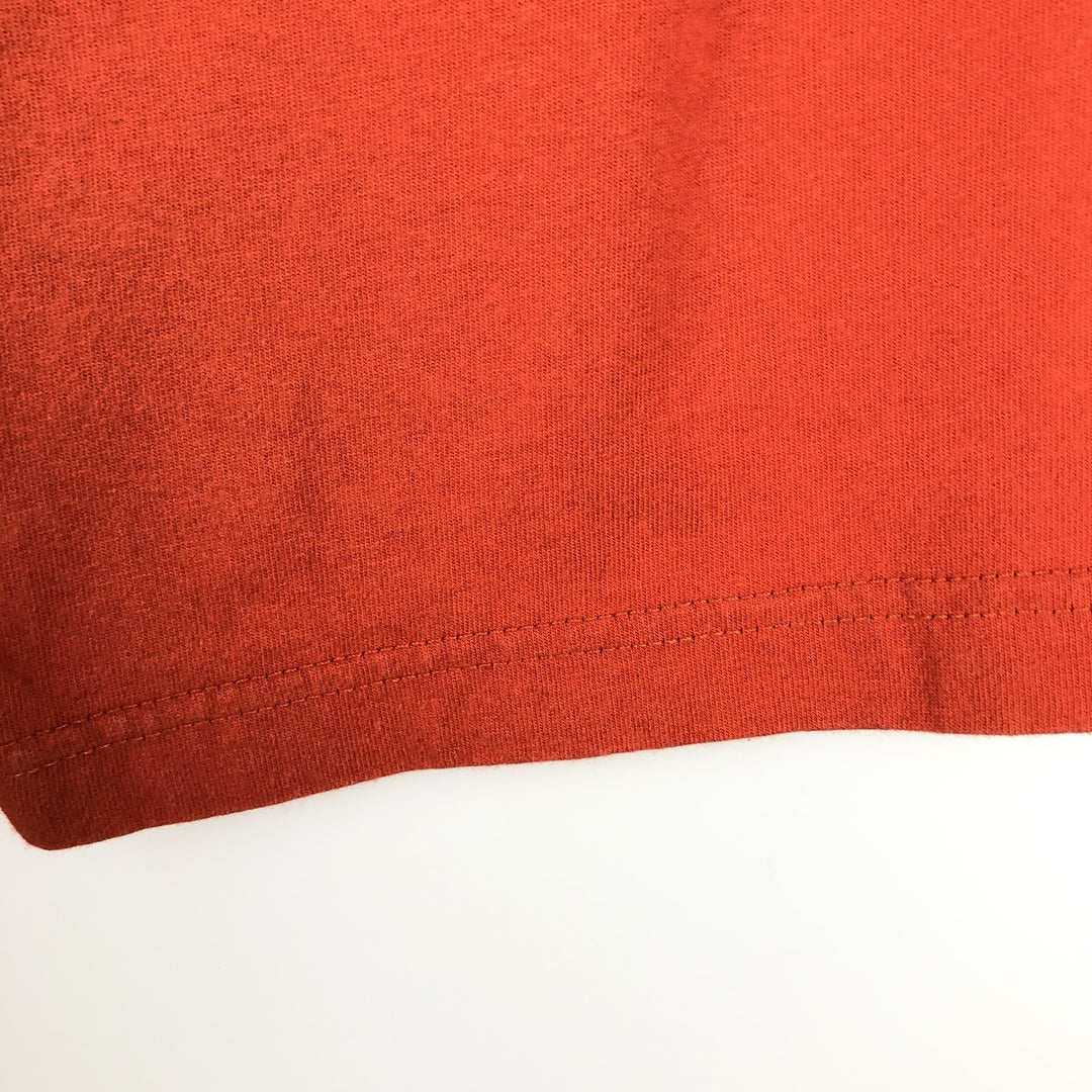 GHBass Short-Sleeve Pocket T-Shirt, Made in USA, Men's Size L (approx.) cotton orange type Vintage Second Hand