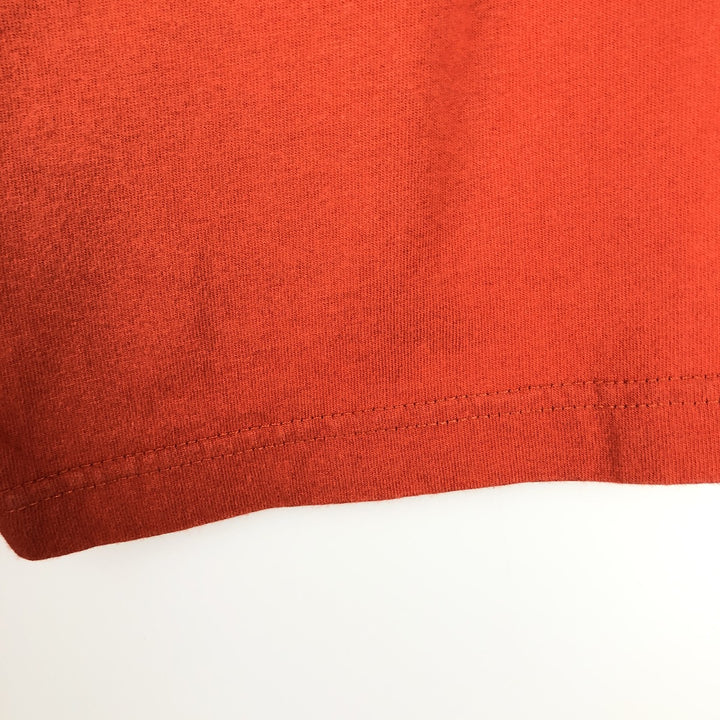 GHBass Short-Sleeve Pocket T-Shirt, Made in USA, Men's Size L (approx.) cotton orange type Vintage Second Hand