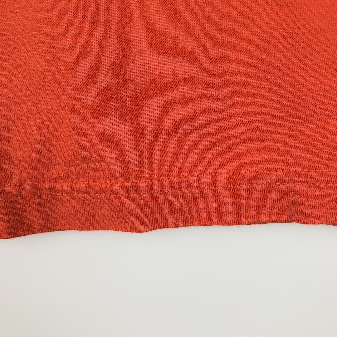 GHBass Short-Sleeve Pocket T-Shirt, Made in USA, Men's Size L (approx.) cotton orange type Vintage Second Hand