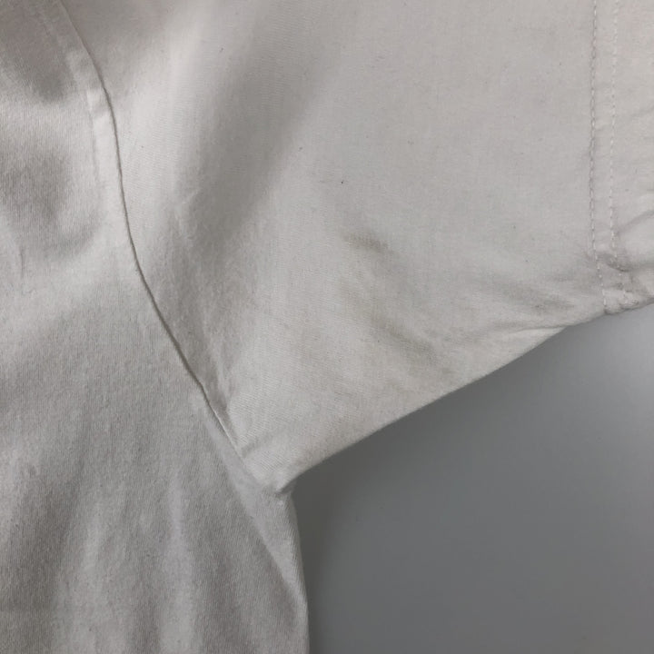 Columbia PFG Short-Sleeve Printed T-Shirt, Men's Size L (approx.) cotton white type Vintage Second Hand